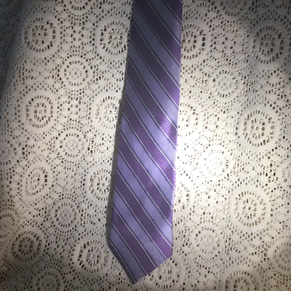 Insignia Purple Striped Tie
